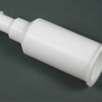 Silikoniniai antgaliai (izoliatoriai) elektrodams 18 mm tiesūs balti
